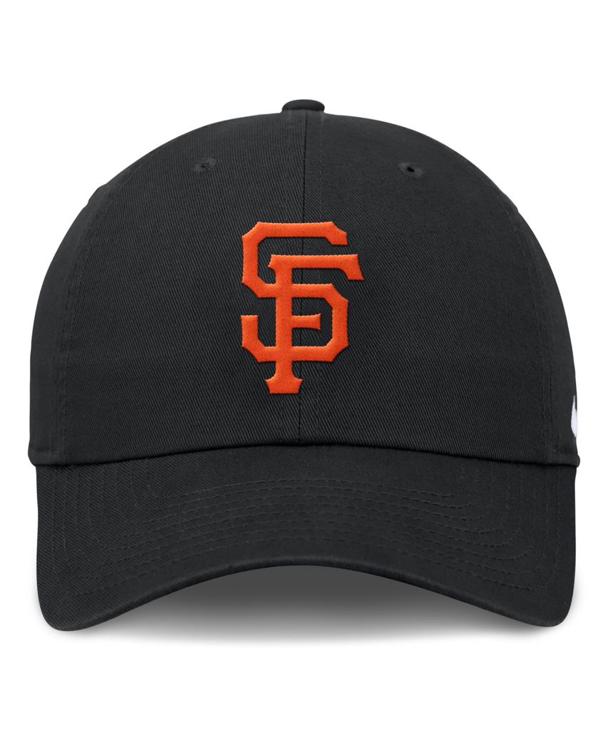 Panatigseu San Francisco Giants Nikeclub Unstrukturierte Bio-Baumwollkappe - Schwarz