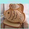 Cute Butter Fish Cookies Taiyaki Plush Cushion With Embroidered Design For Girls