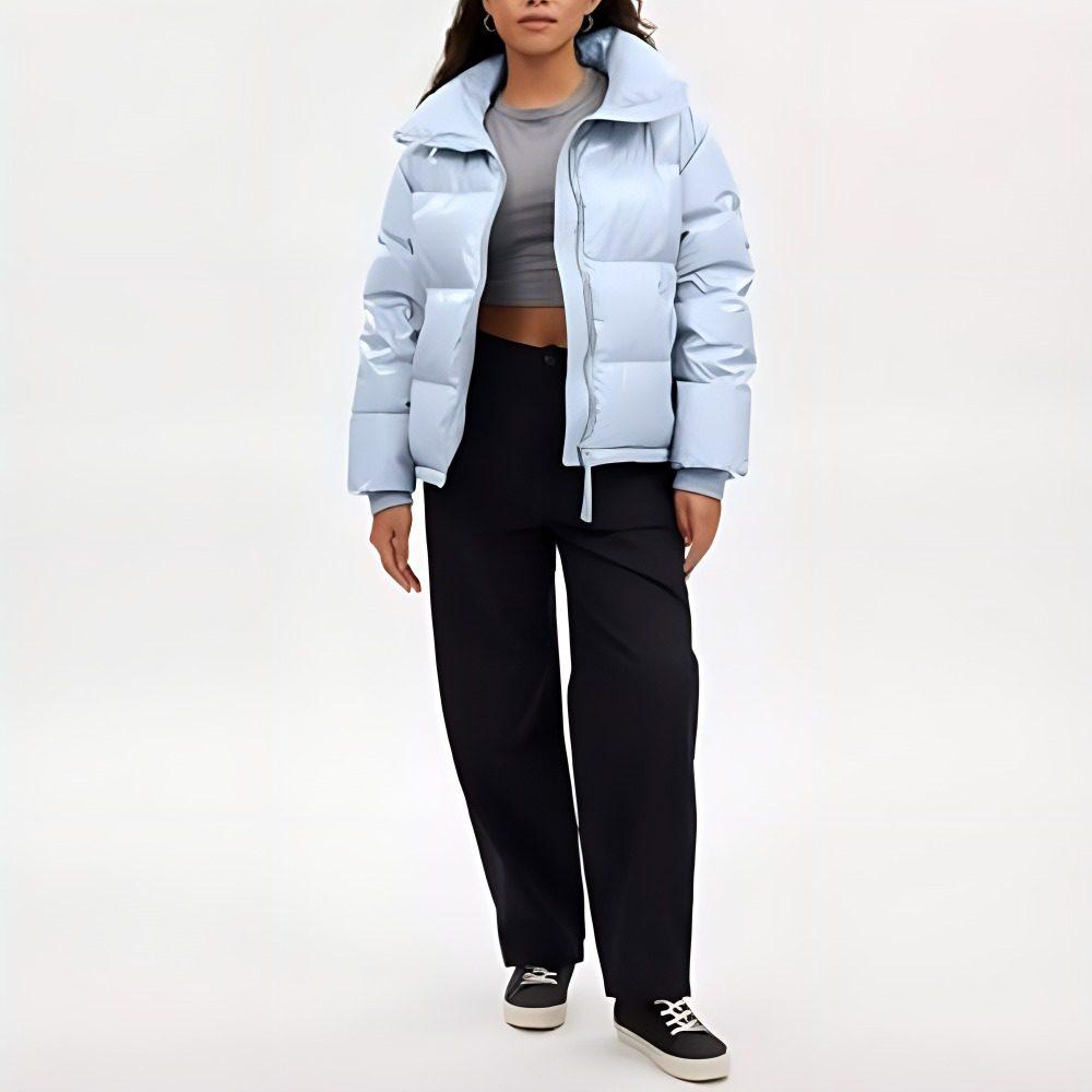Coach Down Jacket Women's Light Blue CM607-LBL