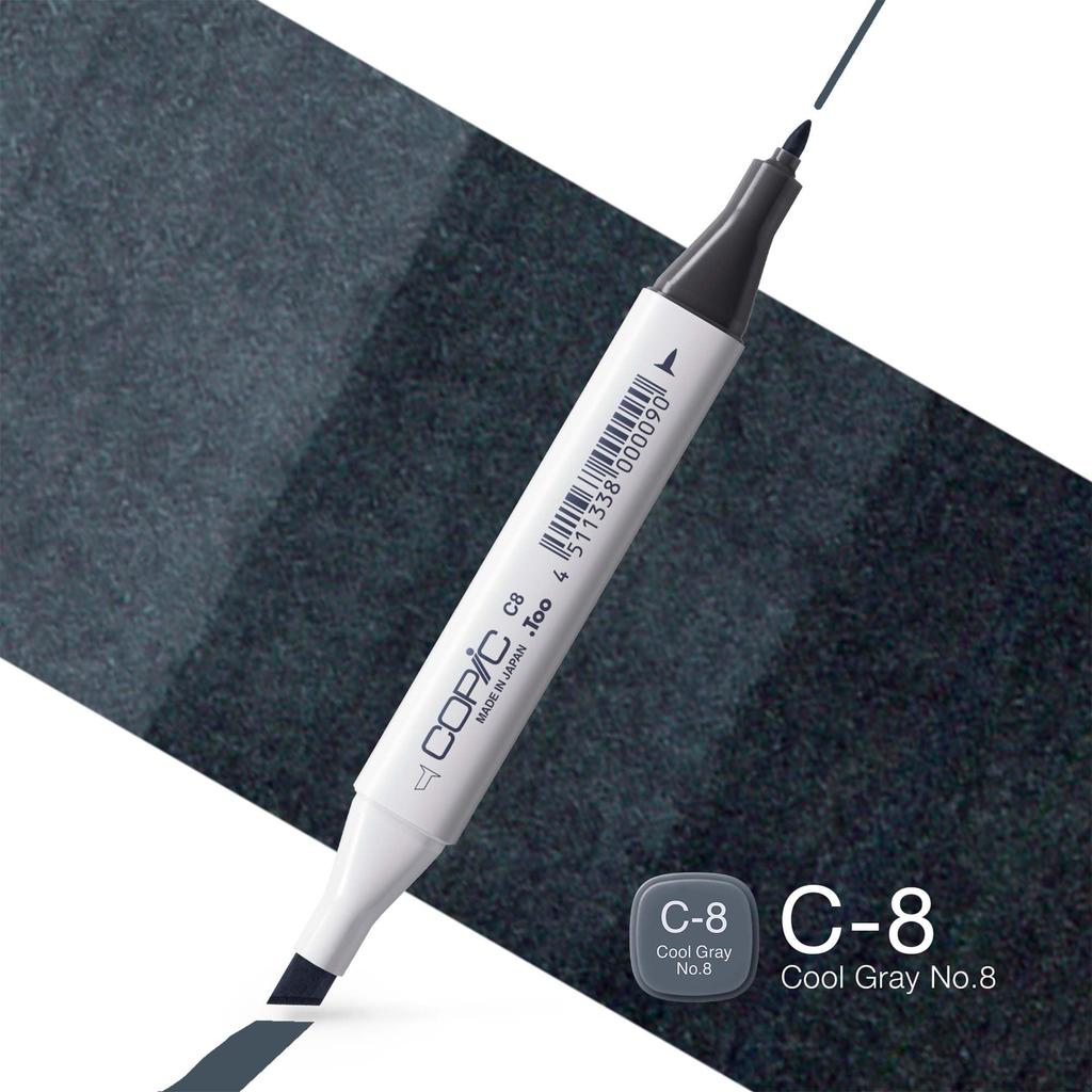 COPIC Classic C8 Cool Gray Nr. 8 [Gebraucht]