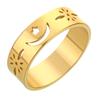 Kinitial Stainless Steel Scissors Egypt Eye of Ra Ghost Bee Gun Finger Knuckle Ring Women Wedding Party Jewelry Birthday Gift