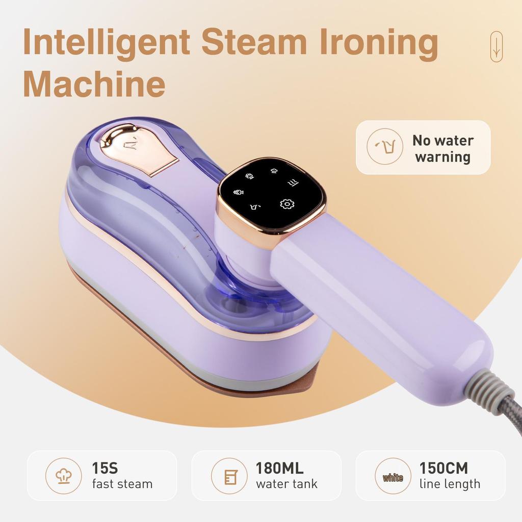 Portable Handheld LCD LED Garment Steamer Iron