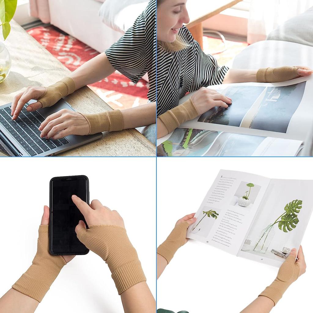 1Pair Thumb Arthritis Compression Gloves,comfortable Compression Glove with Soft Gel Pads,wrist Support Braces,Pain Relief