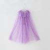 Colourful Princess Cape Cloaks for Little Girls Christmas Halloween Custome Cosplay Party Dress Shiny Sequin Shawl