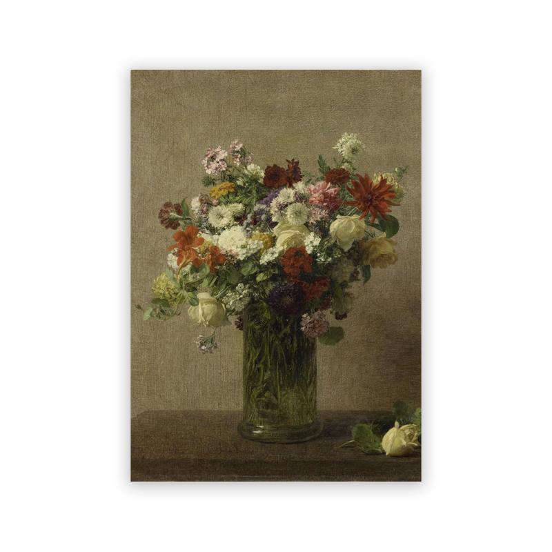 Moody Victorian Paintings Prints Vintage Dark Academia Aesthetic Decor Floral Poster Skeleton Canvas Painting Gallery Wall Decor