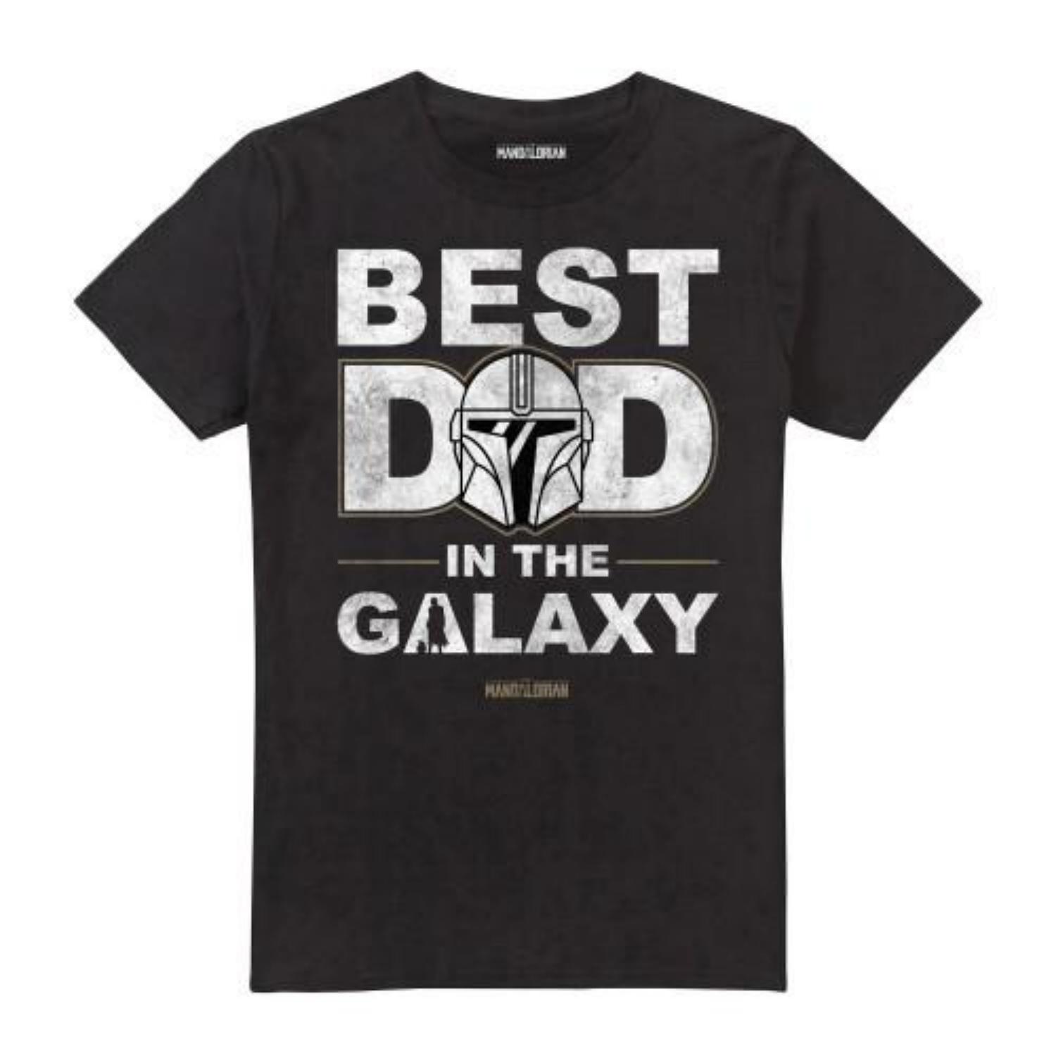 STAR WARS Mens Best Dad In The Galaxy T-Shirt S