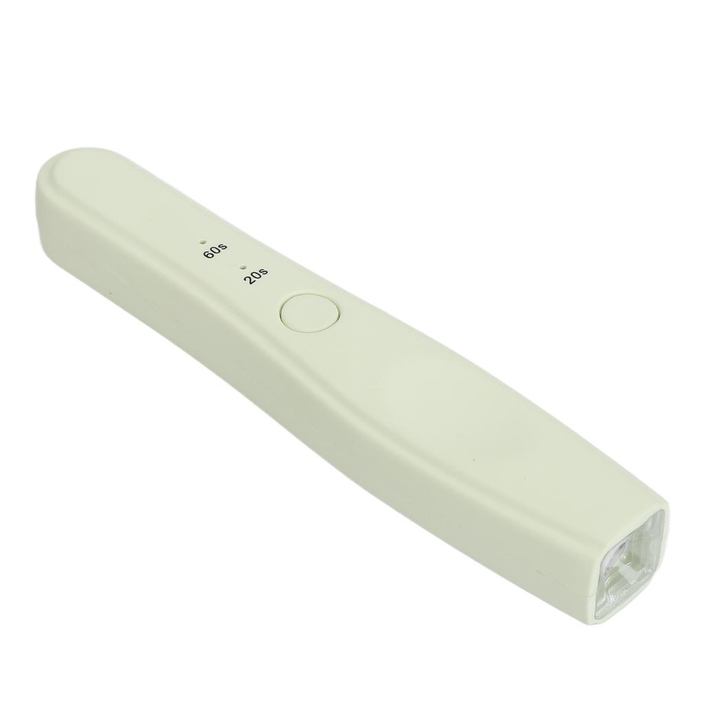 Portable Nail Curing Lamp 2 Timing USB Rechargble Handheld Nail Polish Drying Lamp for Home Use