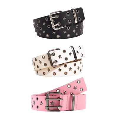 Girls Modern Waist Belt for Daily Costume Jewelry Waist Body Jewelry for Party Jeans Grommet Cowboy Chain