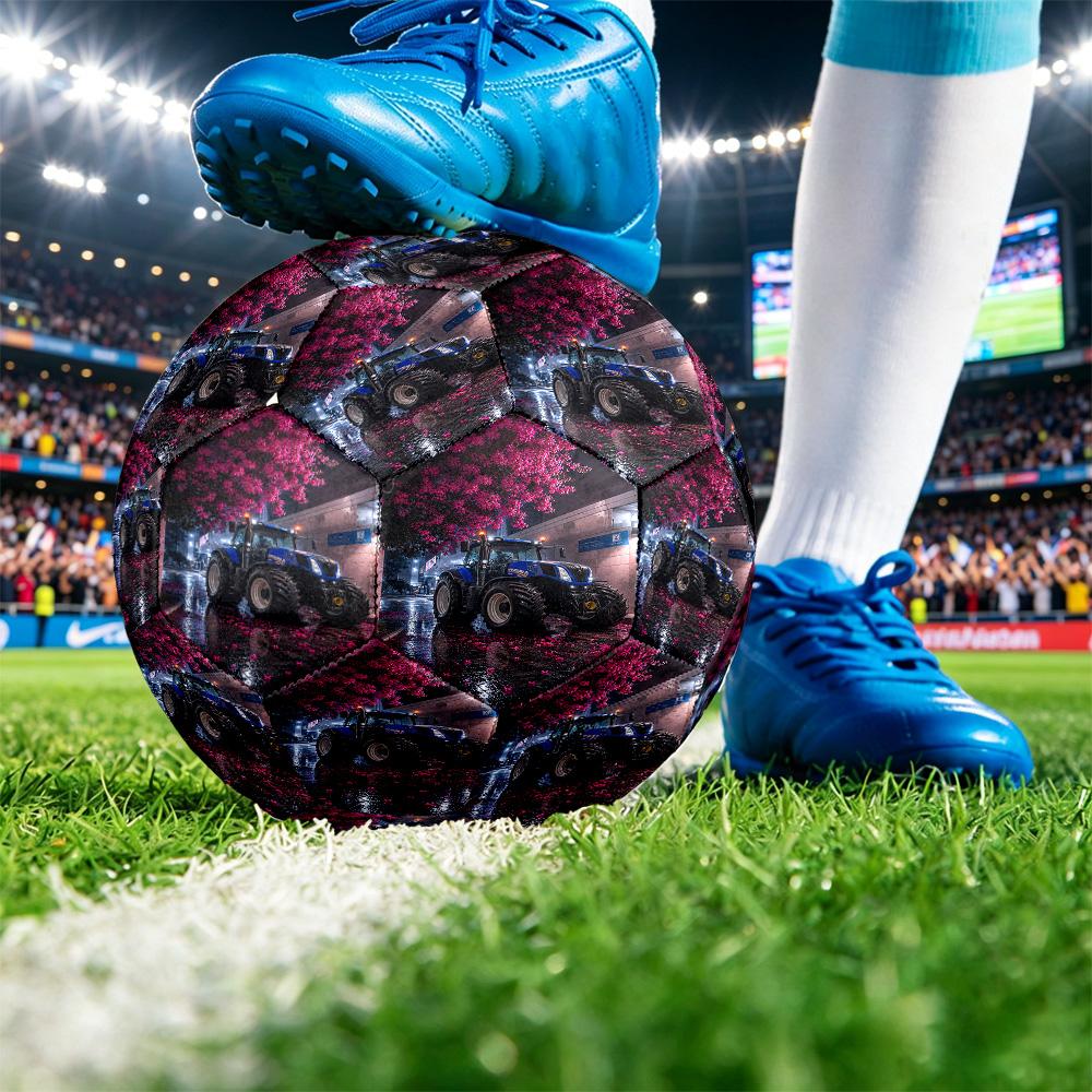 New Holland Print Size 5 Soccer Ball Durable Shock?Absorbing Sports Ball For Training Match Outdoor Playing