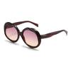 New In Vintage Style Oval Shaped Metal Sunglasses for For Women Premium Stylish Female Sunlight Eyeglasses Punk For Men and Women Stylish UV400