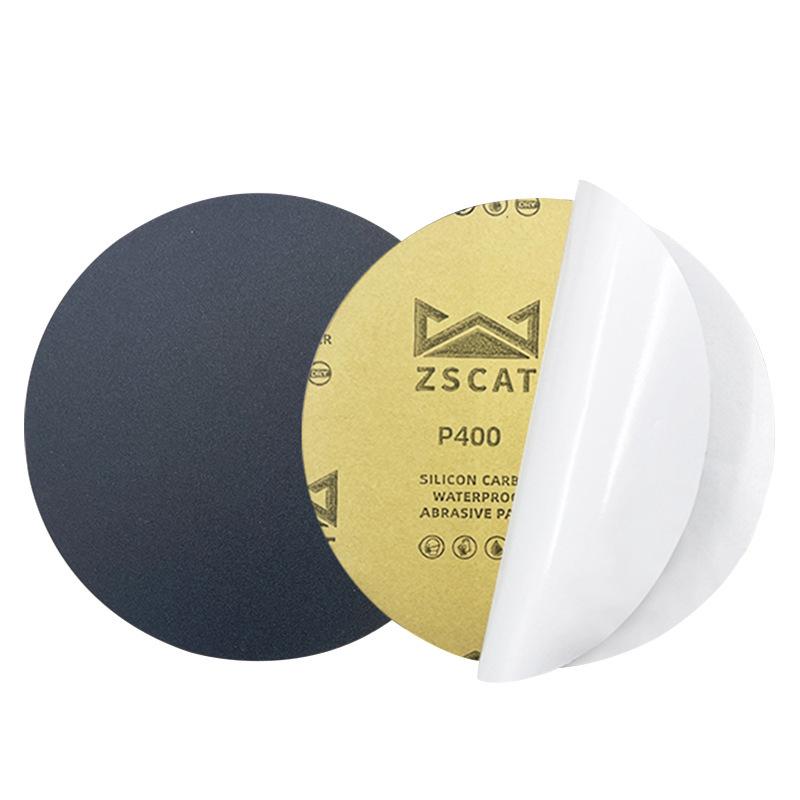 Adhesive-Backed 8" & 9" Metallographic Sandpaper for Wet Polishing