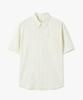 Pabeulega Mandarin Stripe Half Shirt (Butter)