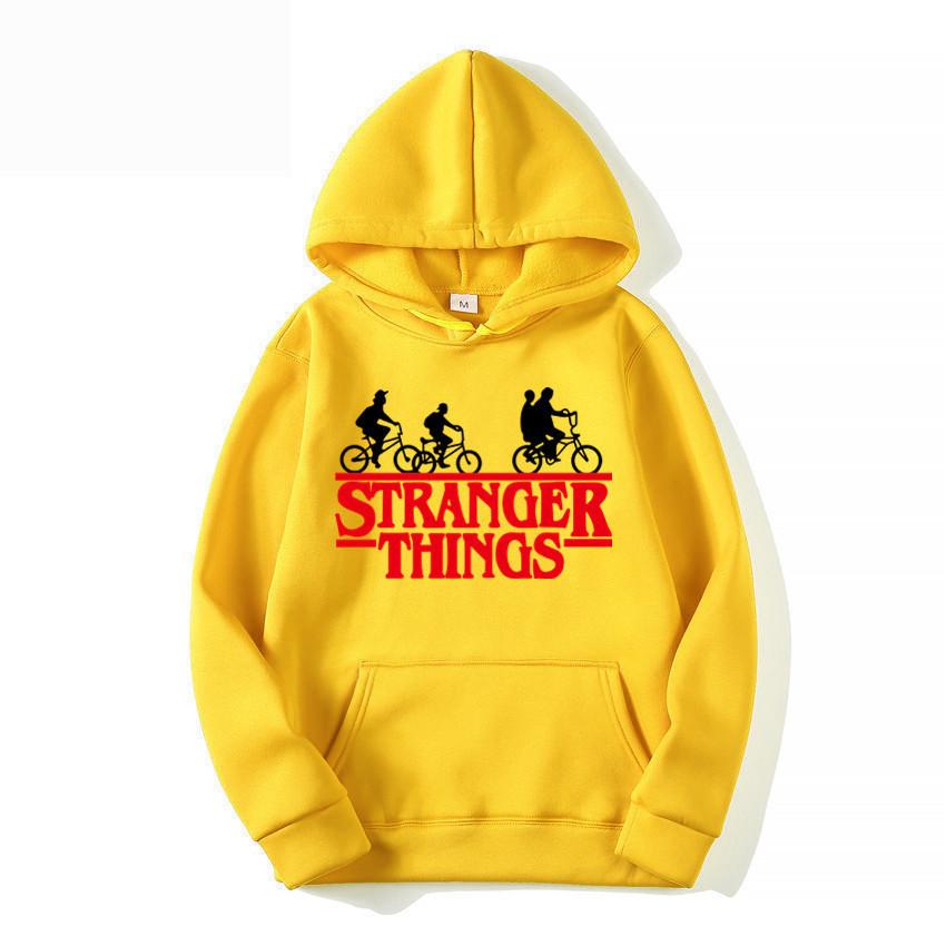 9-14 Years Kids Stranger Things Print Hoodies Long Sleeve Hooded Sweatshirt