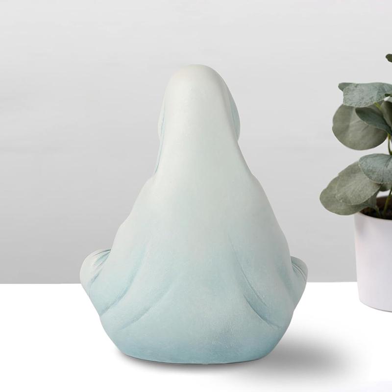 Our Lady Of Grace Statue Virgin Mary Keepsake Rosary Holder Resin Craft Desktop Ornaments Home Decor