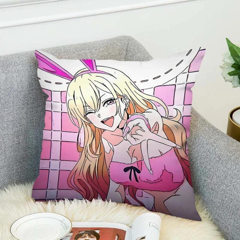 Pillowcases 40*40 Decor Marin Kitagawa Pillow Cases Decorative Cushion Covers for Pillows Pillowcase 45*45 Room Cushions Cover