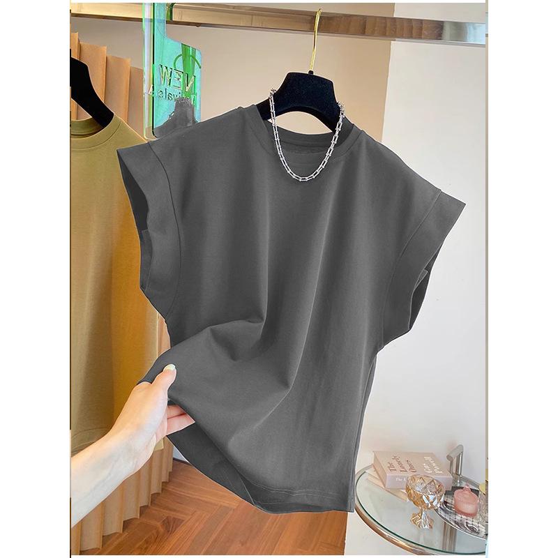 Women's Puff Sleeve Short-Sleeve T-shirt, New Summer Loose Fit, Versatile Basic for Students, Trendy Style Outerwear