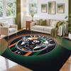 Venezia FC Football Design Crystal Velvet Rug Soft Decorative Mat for Bedroom Entrance