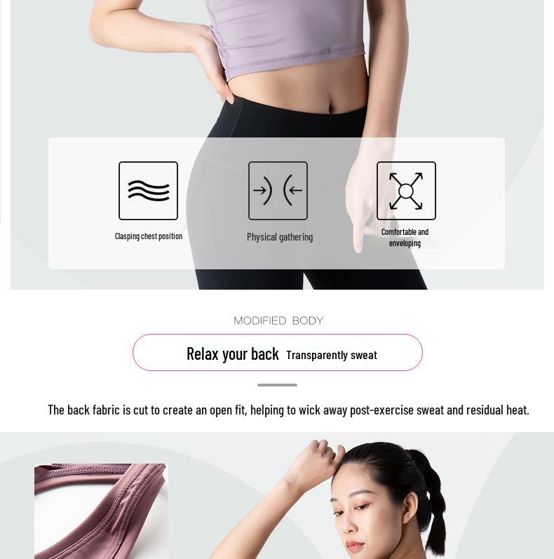 Women's Quick-Dry High-Intensity Running Bra - Breathable, Shockproof, Cloud-Feel Vest