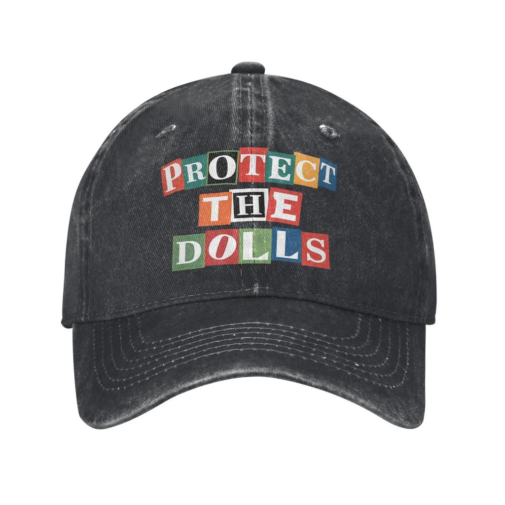 aProtect Queer Kids Unisex Style Baseball Cap Distressed Denim Caps Hat Retro Outdoor Activities Adjustable Fit Headwear