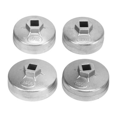 4Pcs Oil Filter Wrench Aluminum Alloy Efficient Oil Filter Cap Removal Tool Replacement for