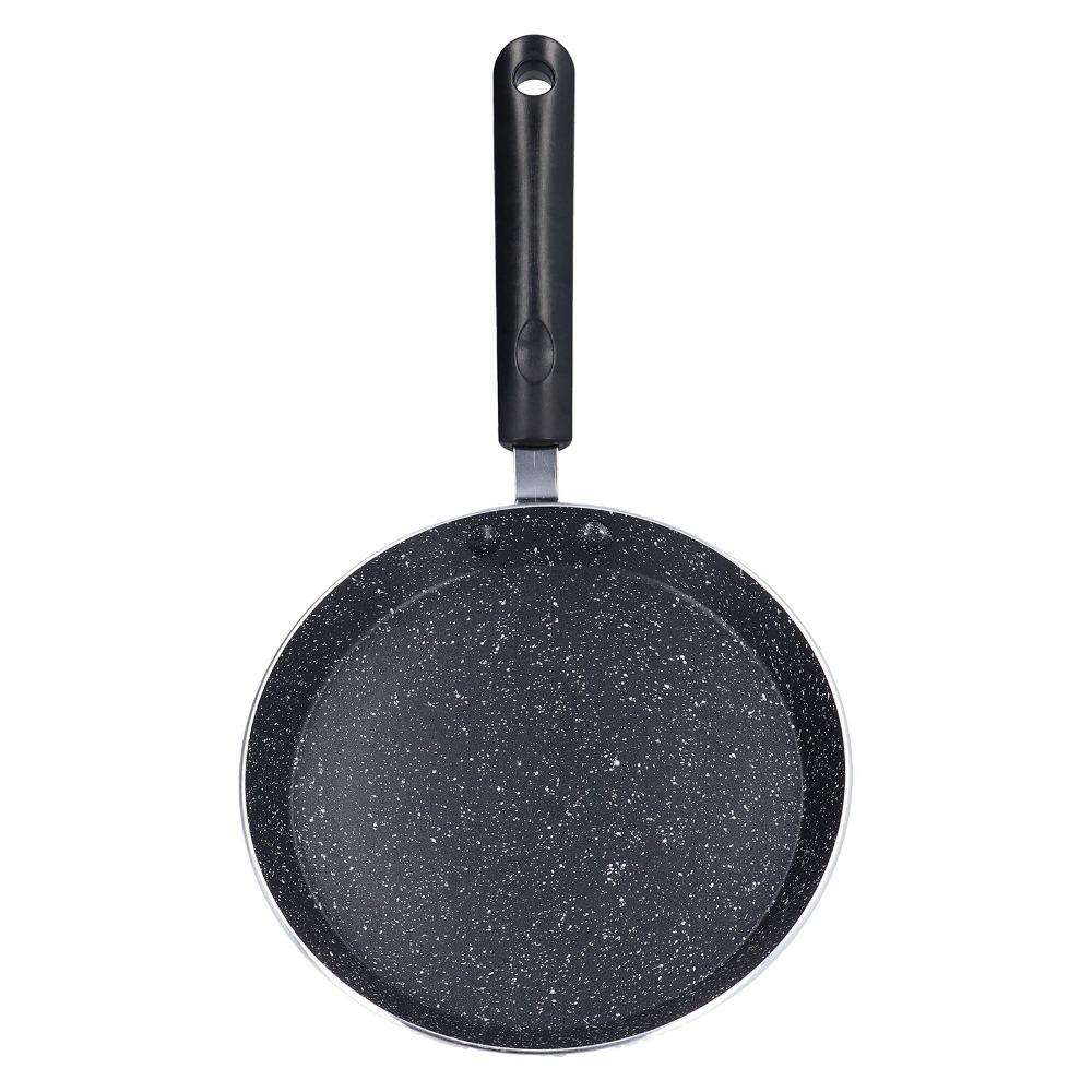 Kitchen Tools 6 Inch Frying Pan Nonstick Flat Bottom Omelette Pan Heat-Resistance Handle Black/Gold Crepe Pot Induction Cooker