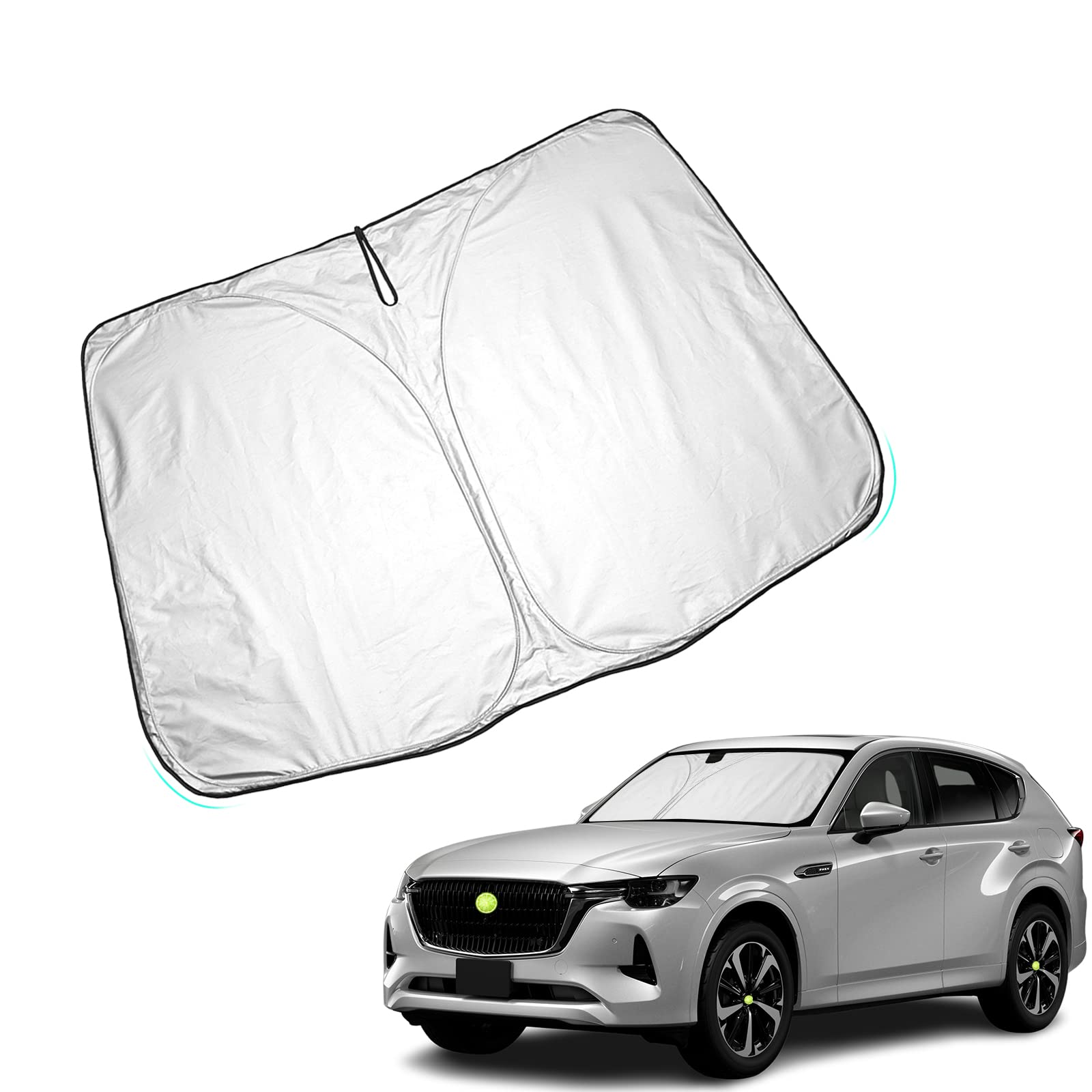 

HUAHAO Солнцезащитный козырек для Новой Mazda KH CX60, УФ-защита на лобовое стекло автомобиля, Свето-теплоизолирующий, Без присосок, Индивидуальные детали, Серия CX-60, чёрный