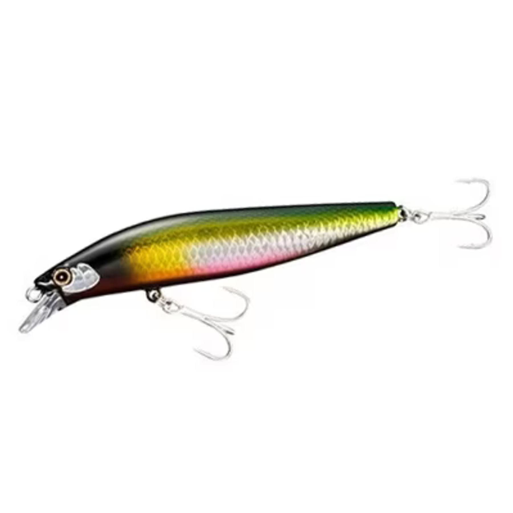 

Shimano Exsence Silent Assassin 99F Minnow Sea Bass Lure with Jet Boost 017 Kyorin Silhouette Black XM-199N