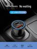 Dual Port USB-C Car Charger for Fast Charging - Compatible with Apple Devices