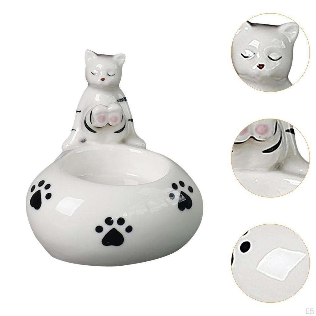 Sfeșnic pisică figura suport Tealight sculptură modernă decor de masă pentru bar living room petrecere