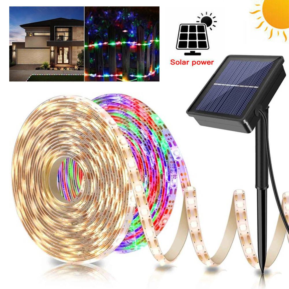 Waterproof Rgb Solar Led Light Strips For Courtyard And Home Decor 50000 Hours Life