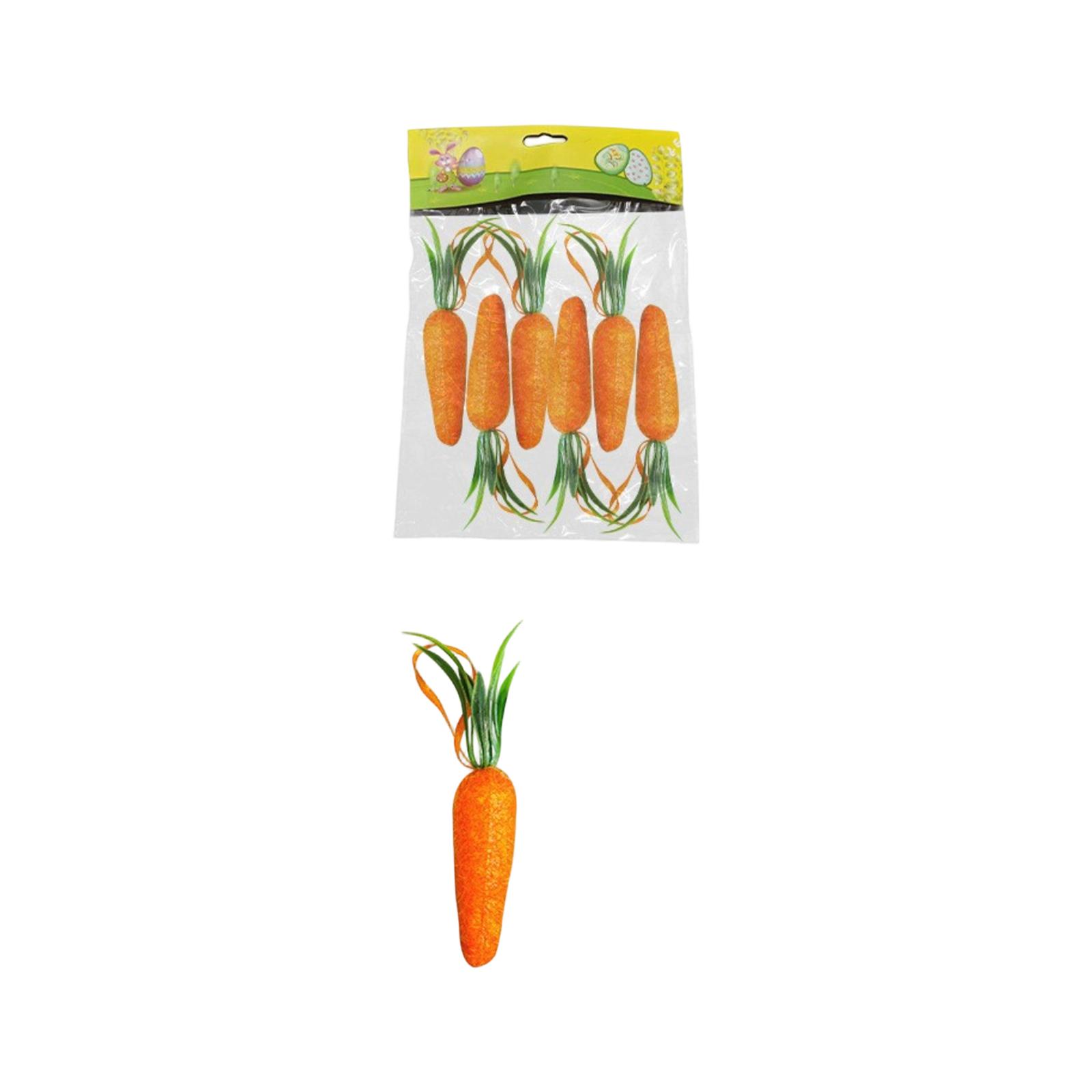 Пасхальные декоративные украшения в виде моркови, доступны в разных размерах, для украшения гостиной и дивана. One Size