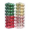 24PCS 11 Colors Christmas Ball Set Plastic Xmas Baubles High-quality Christmas Tree Balls  Home