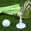 2Pcs Golf Tee with 53MM Base Height Adjustable Golf Aid Driving Range Indoor Outdoor Bendable Rubber Golf Ball Holder Golf