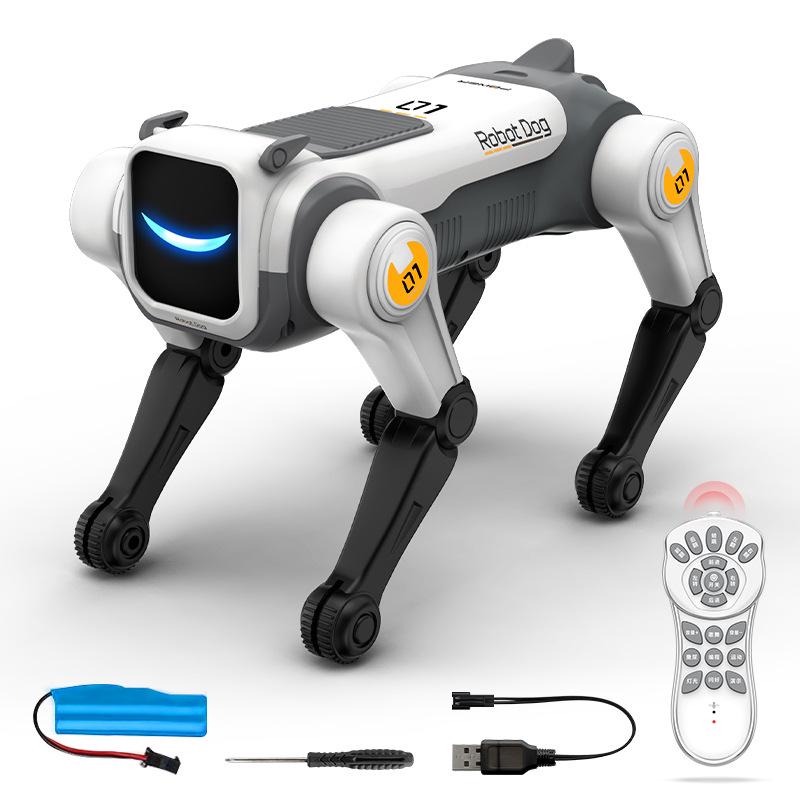 Smart Voice-Controlled Flip & Program Robot Dog with Special Effects