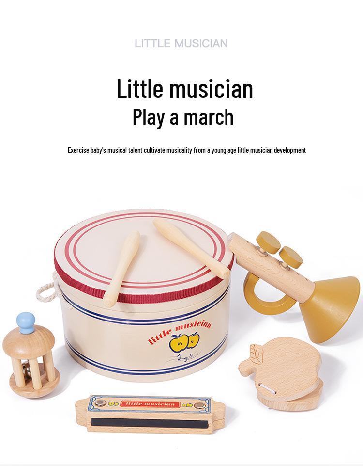 Denmark Infant & Toddler Wooden Percussion & Wind Instruments - Orff Music Teaching Aids