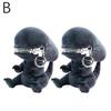 (2adet) Fermuarlı Ağızlı Xenomorph Peluş Oyuncak Çizgi Film Peluş Bebekler Yumuşak Doldurulmuş Peluş Oyuncaklar