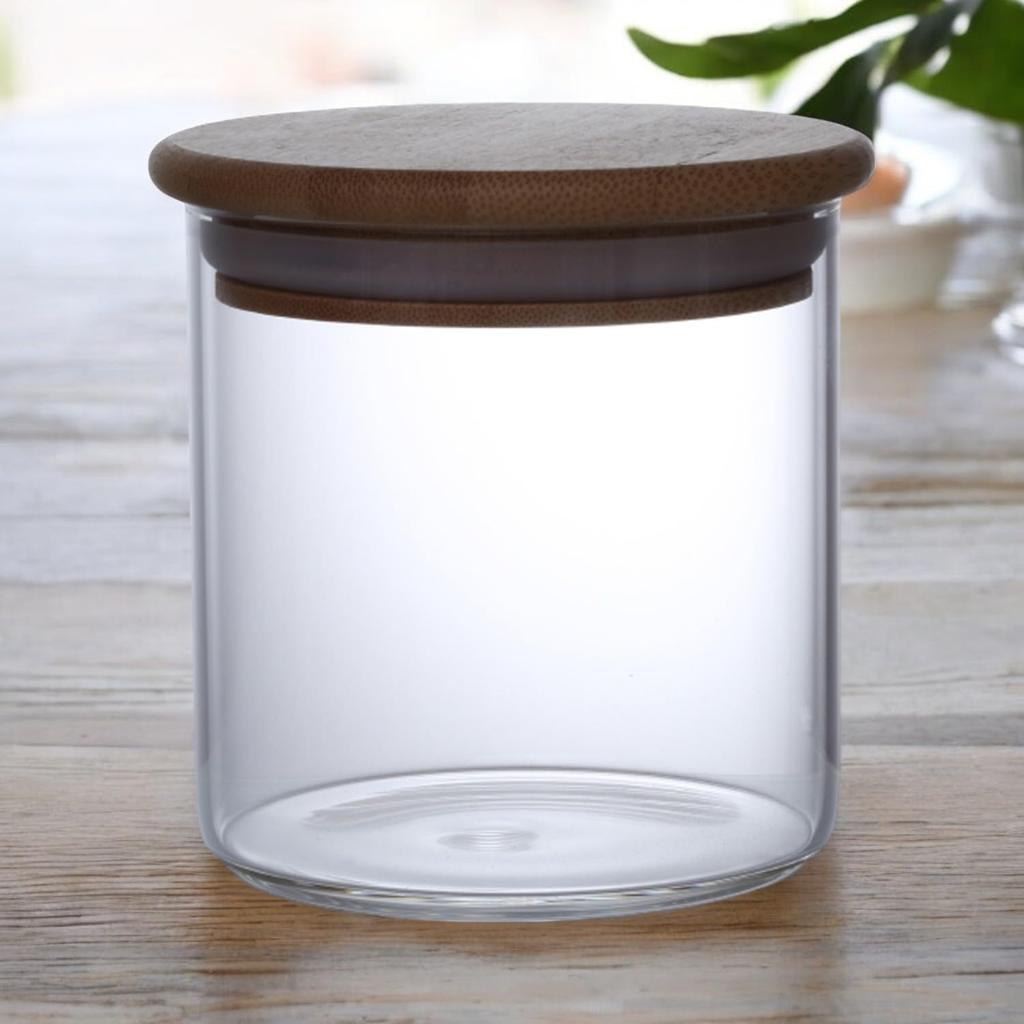 Mizukage Pickling Glass X Basic Storage Current Model J-kitchens Container/Heat-Resistant Canister, 9.5cm 9.5cm, 530cc, Container,