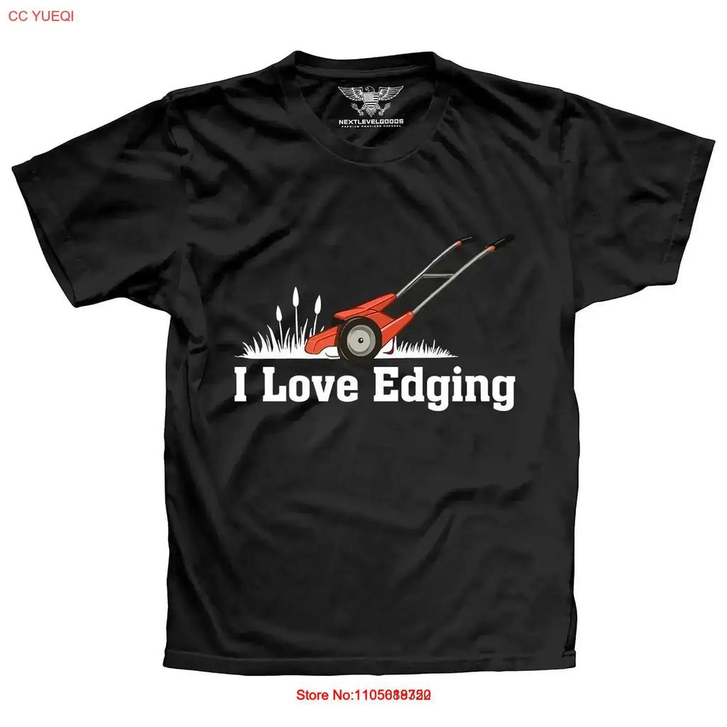 I Love Edging T Shirt Vintage Graphic Soft Casual Top For Everyday Wear Breathable Stylish Designer Clothes Vintage
