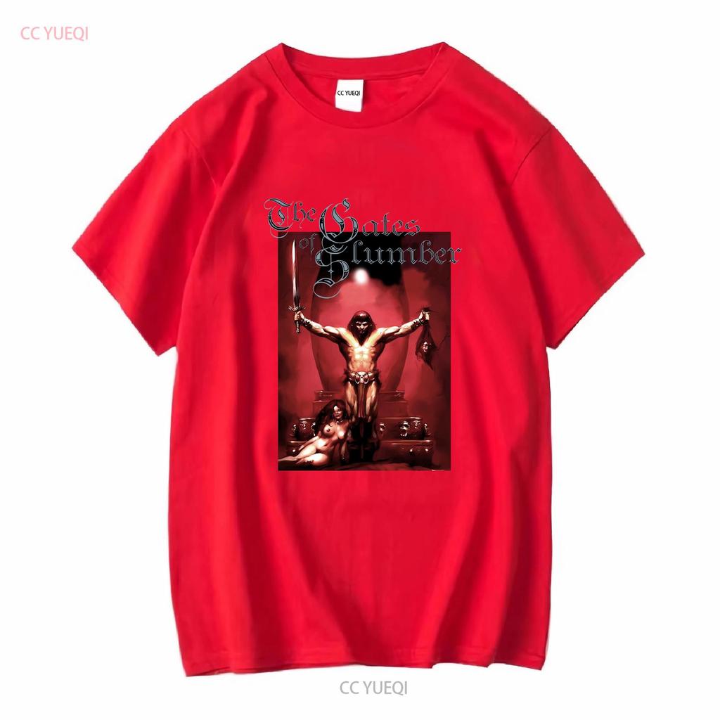 Gates of Slumber The Conqueror T shirt XL 110858 vintage Washed Casual Comfortable streetwear Breathable graphic Versatile Soft