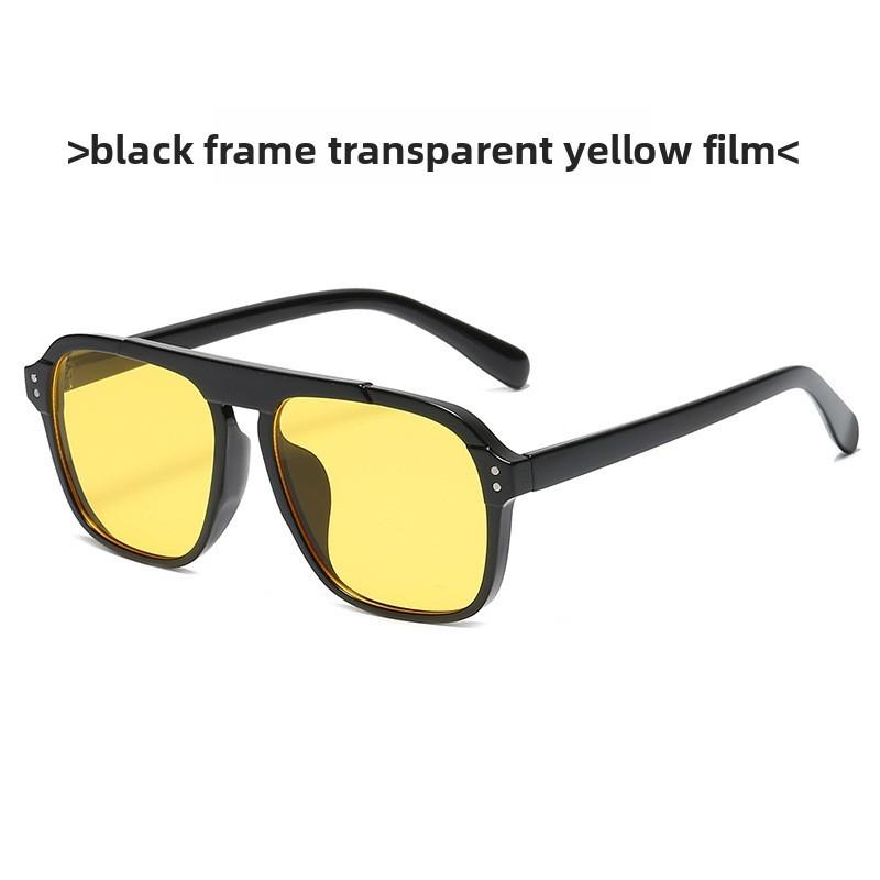 Fashion Square Sunglasses With Uv400 Protection For Outdoor Travel And Stylish Wear