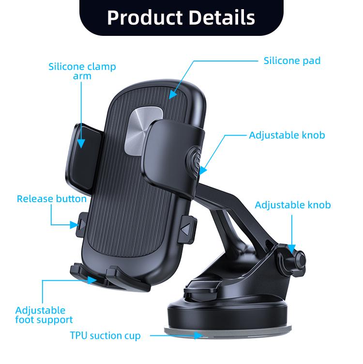 Multifunctional Car Dashboard Mobile Phone Holder Cellphone Mount High Quality Car Phone Holder for Mobile Phone in the Car