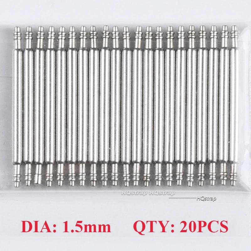 

20PCS Dia 1.5mm/1.8mm Spring Bars Watch Band Link Pins 12mm 14mm 16mm 18mm 19mm 20mm 21mm 22mm 24mm 26mm Strap Links Bars 20mm