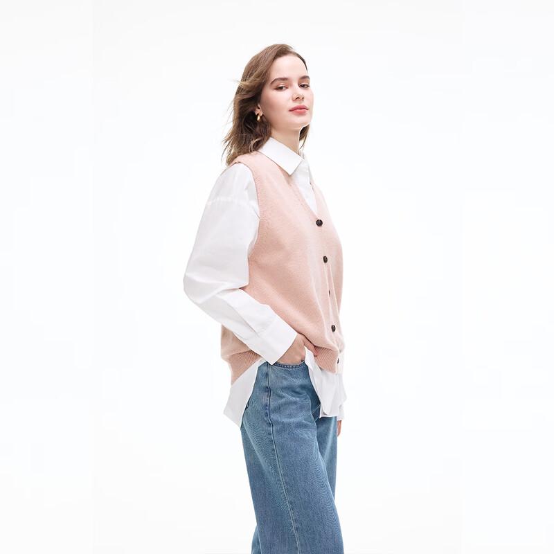 Women's V-Neck Knit Cardigan Vest
