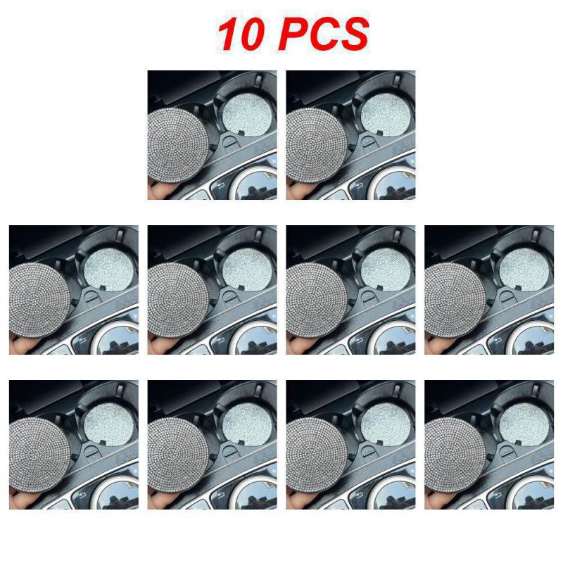 

10/30 шт. Круглая силиконовая противоскользящая накладка с полной перфорацией, милая, цветная, широкая совместимость, высококачественный материал, автотовары