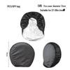 Car Spare Tire Protective Cover - Sunproof & Dustproof 190T Polyester Taffeta Storage Bag