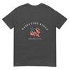 Rejecting Kings Since 1776 Patriotic Usa Flag 4th Of July Tshirt