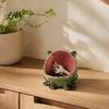 Decorative Resin Statue Cute Big Mouth Frog Ceramic Candy Dish & Key Bowl for Entryway Table, Frogs Bedside Table Organizer Bowl, Figurine Jewelry
