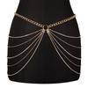 All-match Crystal Korean Body Chain Metal Waist Belts Waist Corset Chain Belts Women Waist Chain
