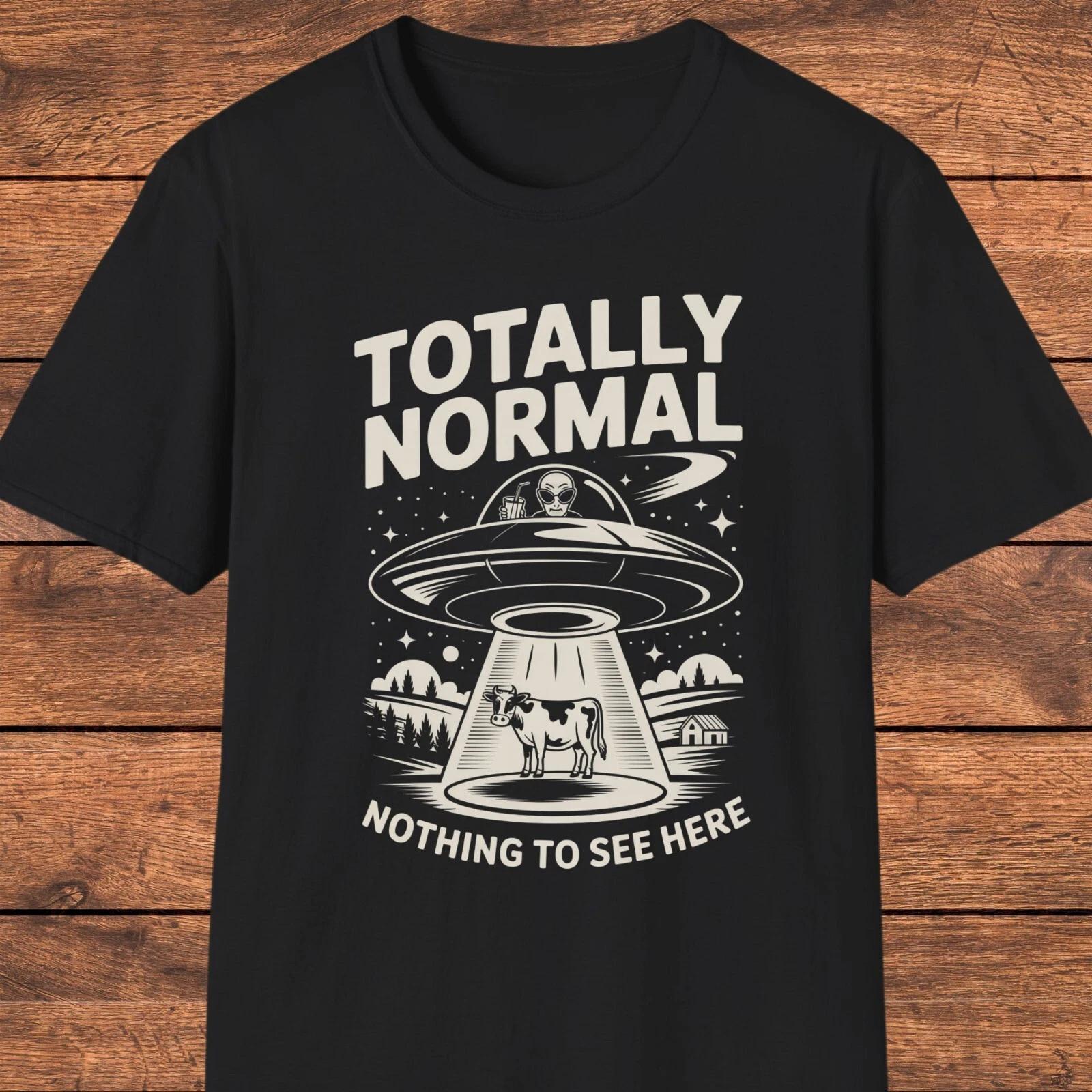 Alien Abduction Funny  Shirt, UFO Graphic Tee, Retro Area 51 Gift, Space Humor M