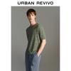 UR Men's Retro Color-block Knit Polo Shirt